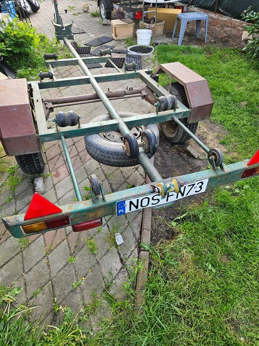 Łódź Wędkarska + PRZYCZEPKA!!!