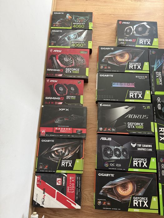 Pudełko po kartach graficznych RTX 2060 3060 3070 4060 GTX RX