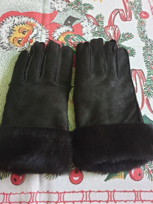 Rękawiczki skórkowe ocieplane