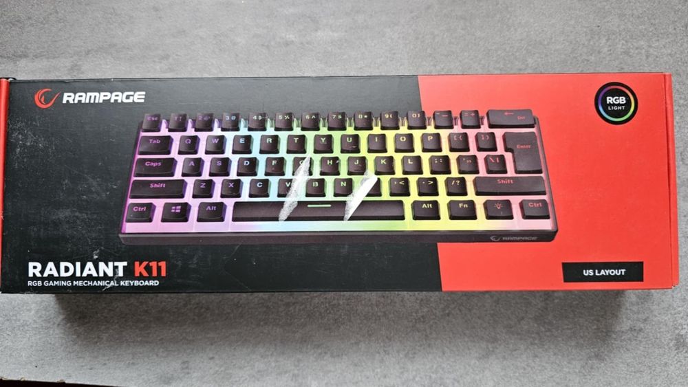 Klawiatura mechaniczna rampage radiant k11