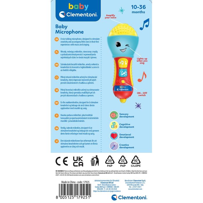 Muzyczny Mikrofon Dla Dzieci Clementoni