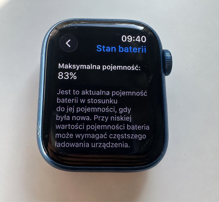 Apple Watch Series 7 41 mm niebieski