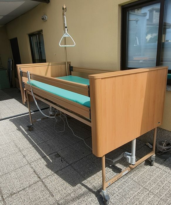 Cama articulada elétrica e elevatória hospitalar burmmier dali