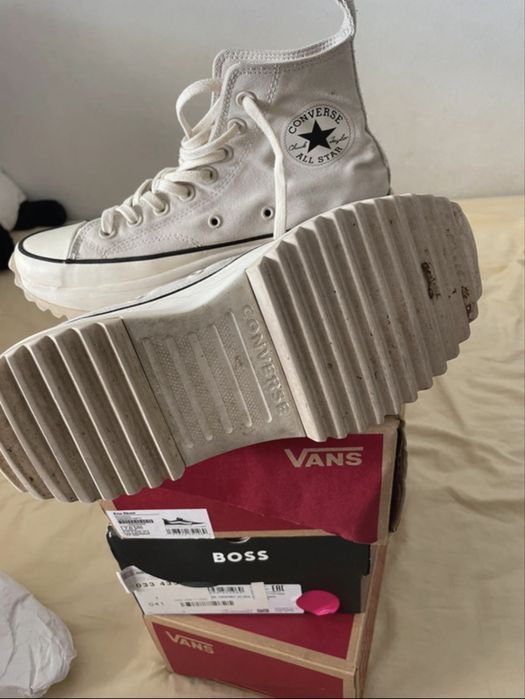 Converse Chuck Taylor All Star (cor creme/cinzento claro)