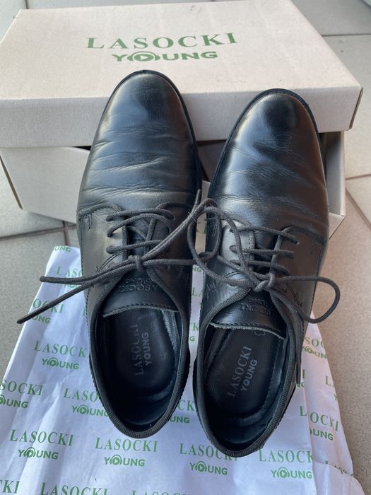 Buty skóra naturalna dla chłopca eleganckie r. 33 Lasocki