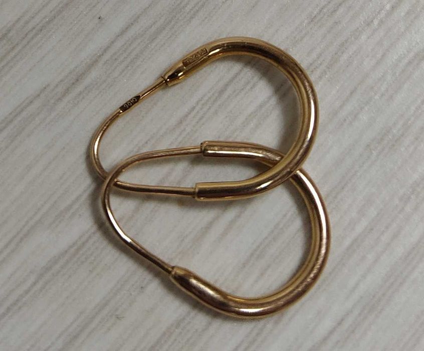 Серьги женские золотые (СССР)