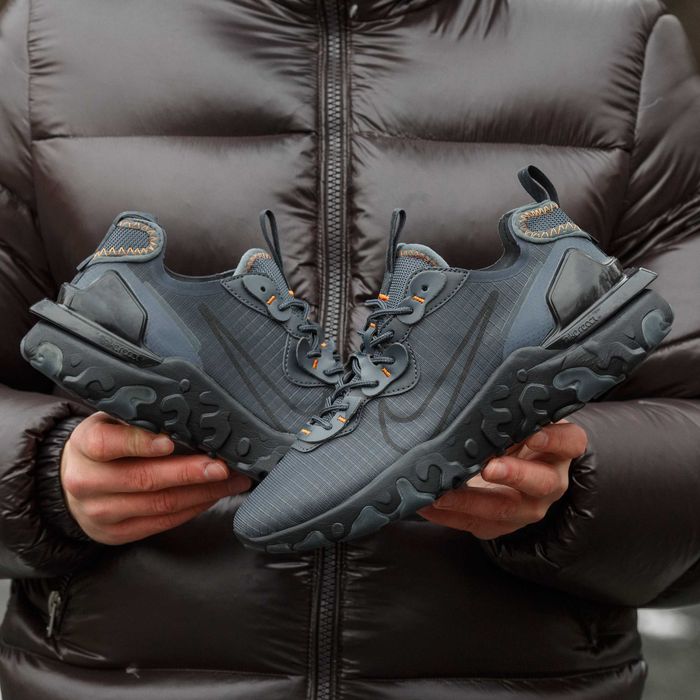 Чоловічі кросівки Nike React Vision "Dark/Grey" Розміри 40-45