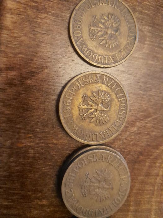 monety 5zł z PRL różne roczniki 251 szt