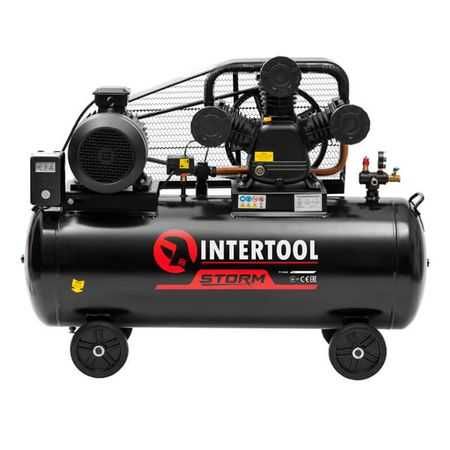 Компресор 200 л,7,5кВт,380В,10 атм,1050 л/хв 3 цил INTERTOOL PT-0040