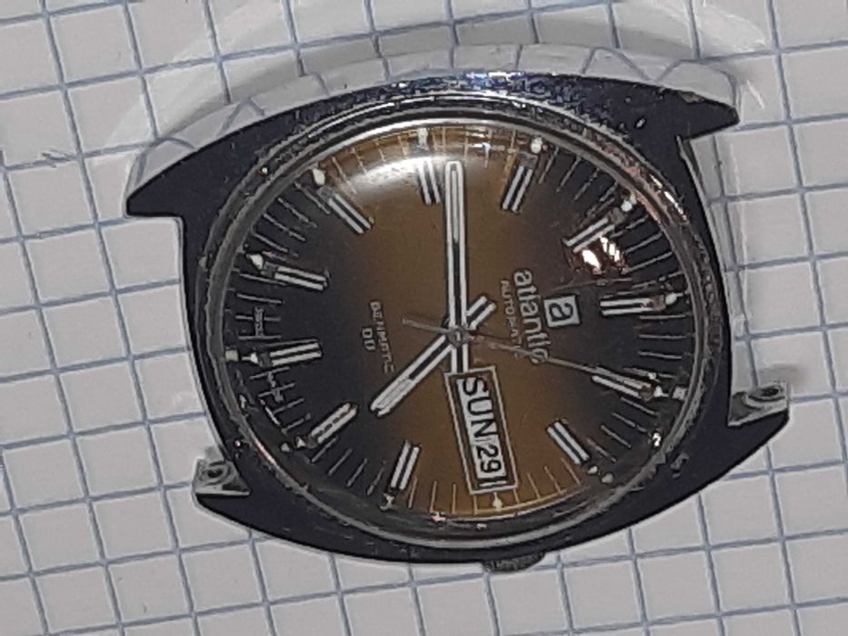 Шикарний швейцарський чоловічий годинник Atlantic Automatic
