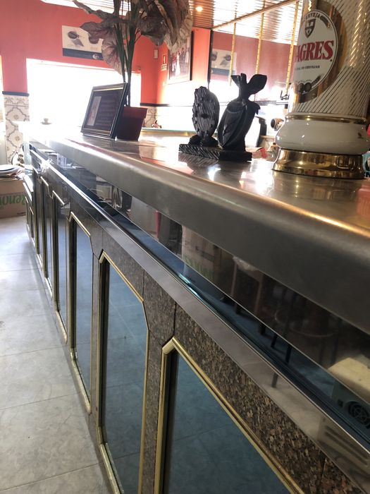 Balcão de Café/Bar em Inox e granito