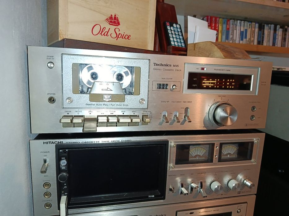 Technics M 15 deck magnetofon aluminium
