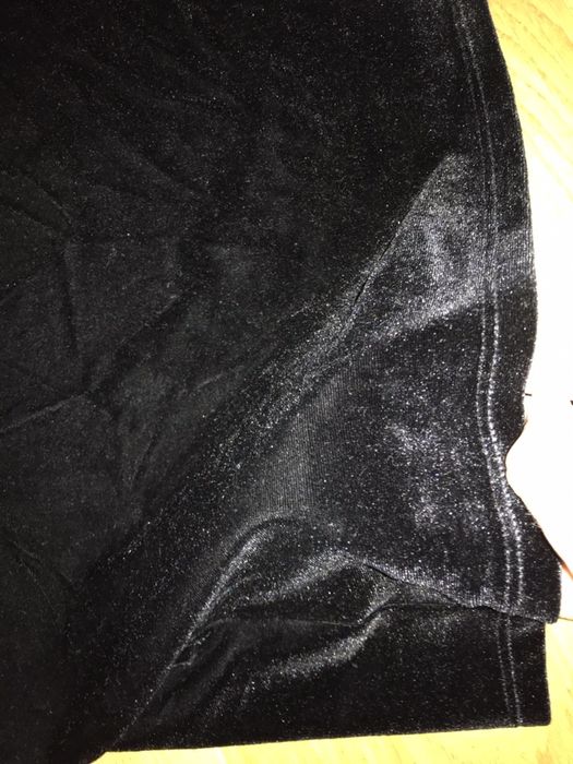 Divided HM H&M bluza bluzka koszula koszulka S czarna jak zamsz