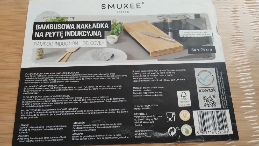 Nakładka na płytę indukcyjną nowa