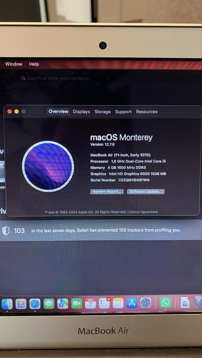 MacBook air 13 2015