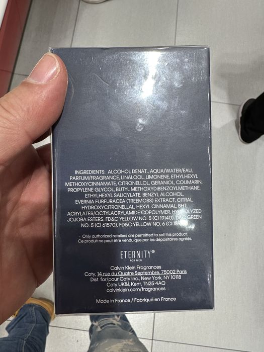 Perfume Calcin Klein novo e selado na caixa 100ml