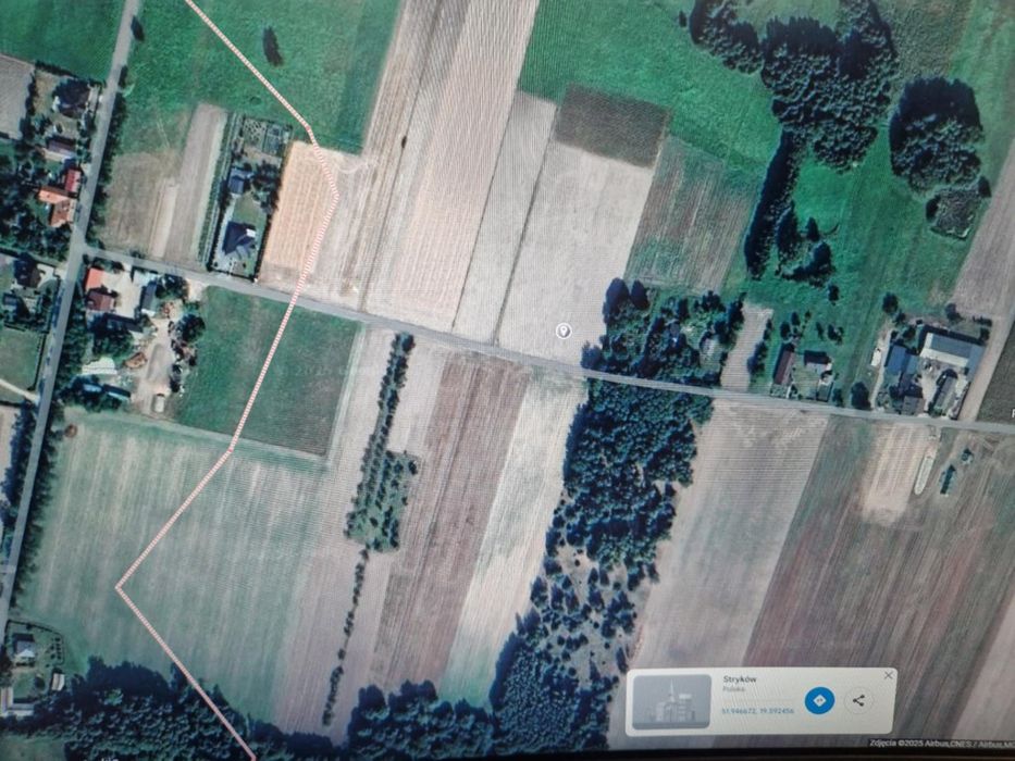Działka budowlana 1500m kwadratowych okolice Strykowa - Widok 4