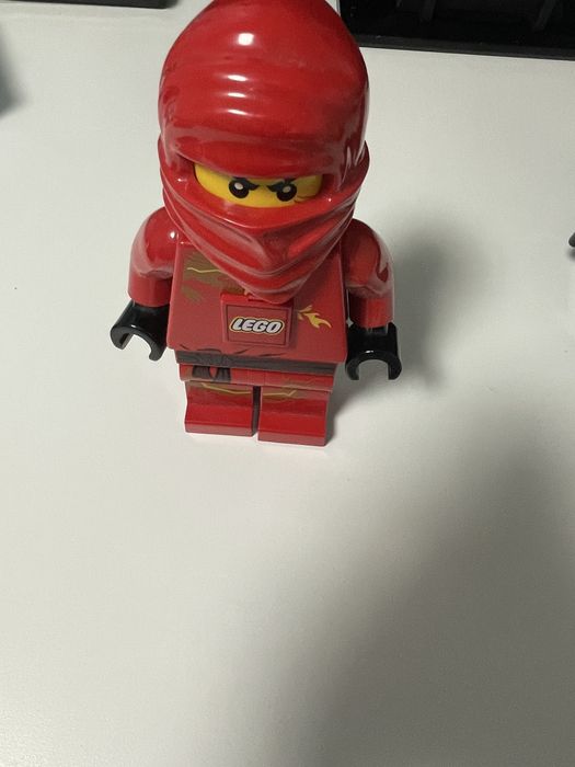 Lega Ninjago Led Torch flashlight XL red Ninja Kai mini figurka