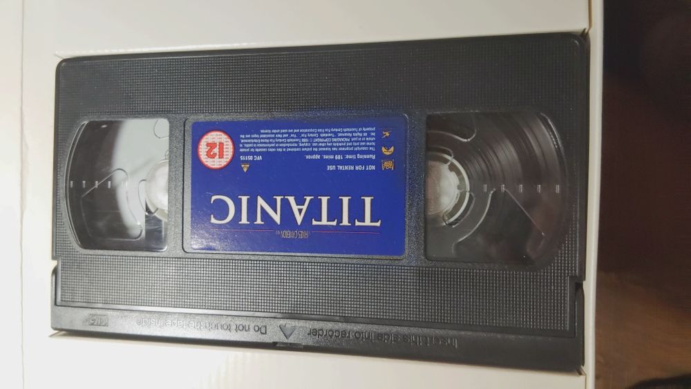 Limitowane wydanie kolekcja VHS Titanic  taśma