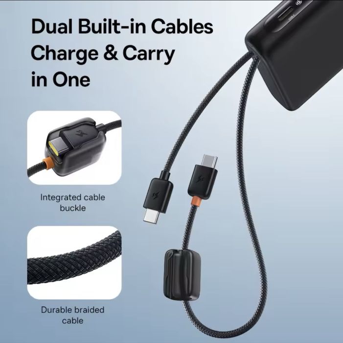 Baseus Power Bank, 100 W, 20 000mAh ОРИГІНАЛ, павербанк, EnerFill FC41