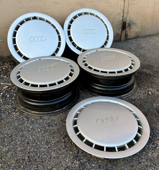 Sprzedam felgi + kopaki do Audi 80.