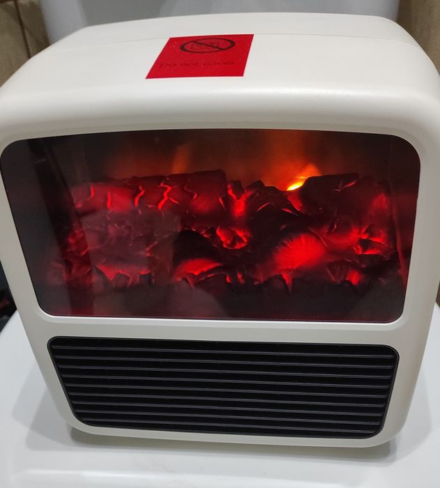 Grzejnik elektryczny imitacja kominka