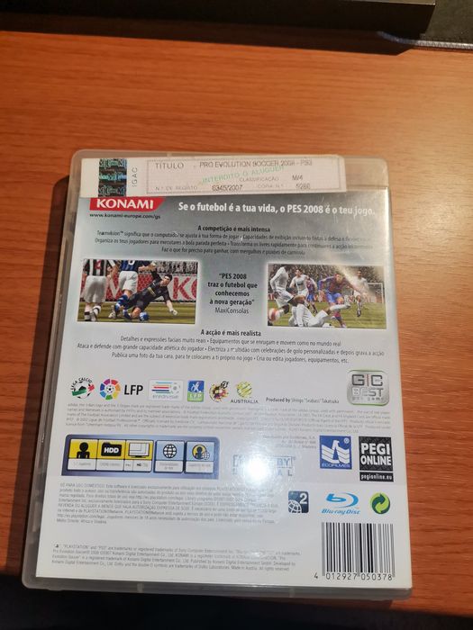 Jogo Pes2008 PlayStation
