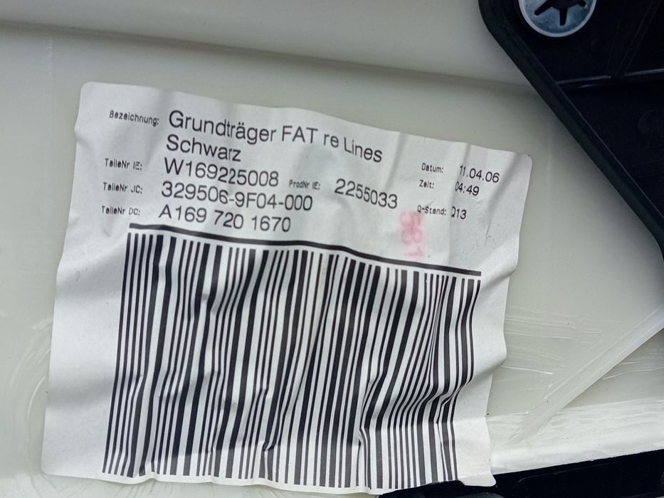 Forra porta / quartela frente direita MERCEDES-BENZ Classe A (W169)