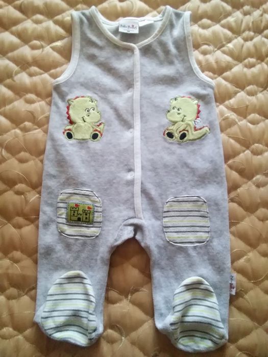 человечек  велюровый на  68 см