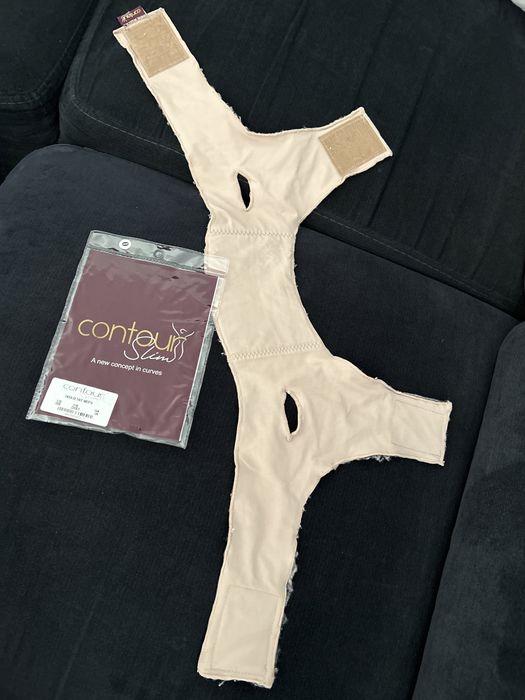 Faixa cinta modeladora facial Contour Slim usada