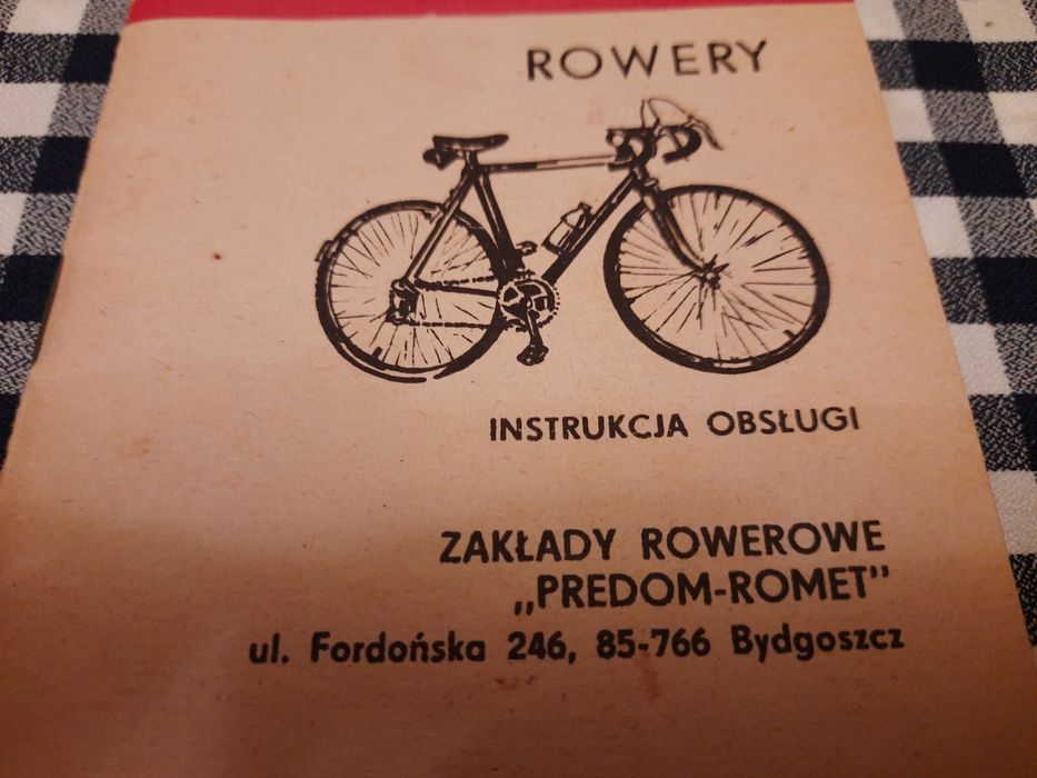 Instrukcja obsługi"Predom- Romet" BDB
