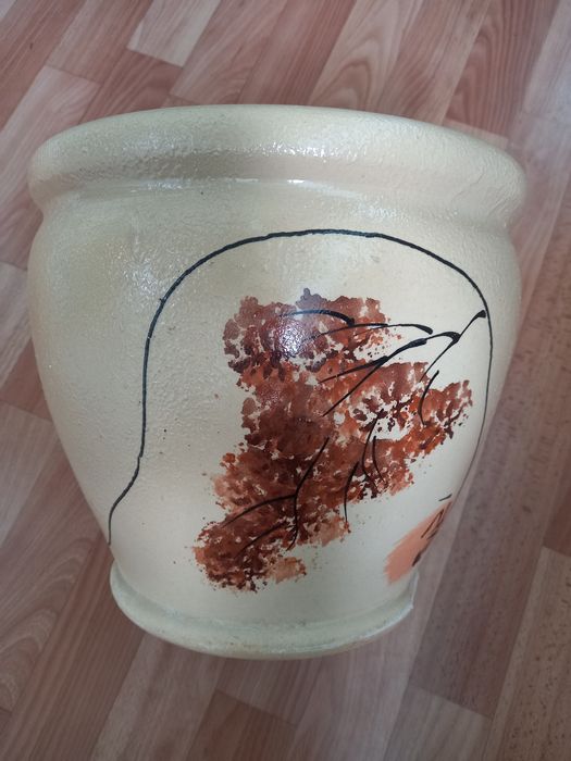 Керамічний горщик для кімнатних квітів діаметр 28 см