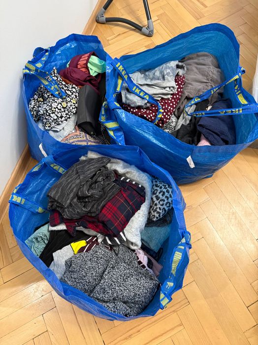 Wielka paczka ubrań S/M, zestaw ubrań XXL, wyprzedaż szafy