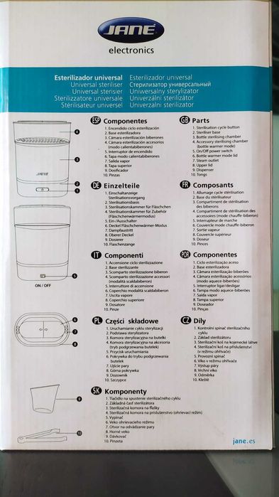 Esterilizador de biberões