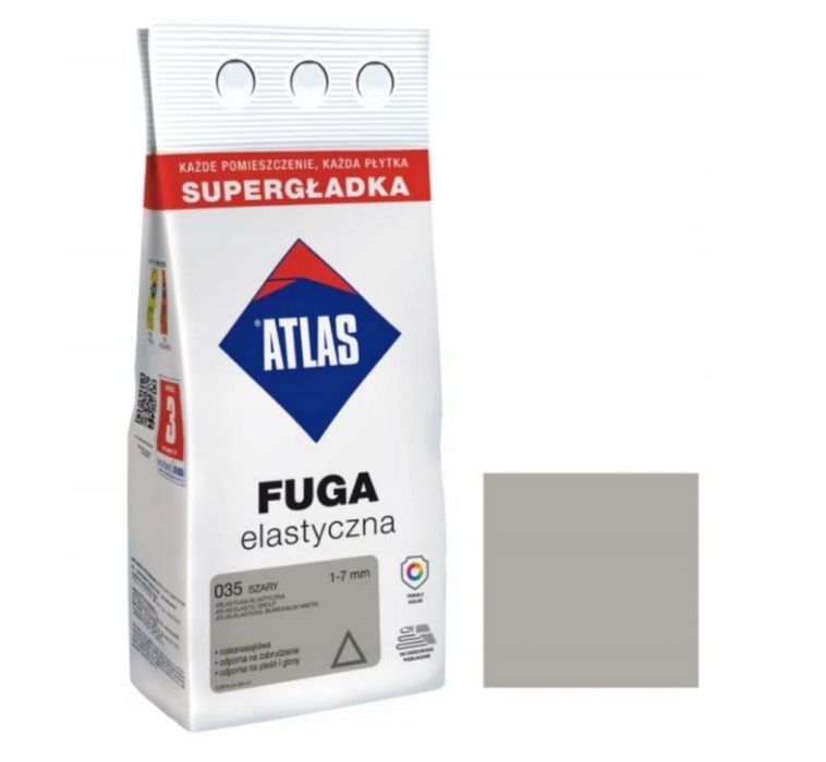 Fuga elastyczna Atlas odcienie szarości 5 kg 035 2x5kg