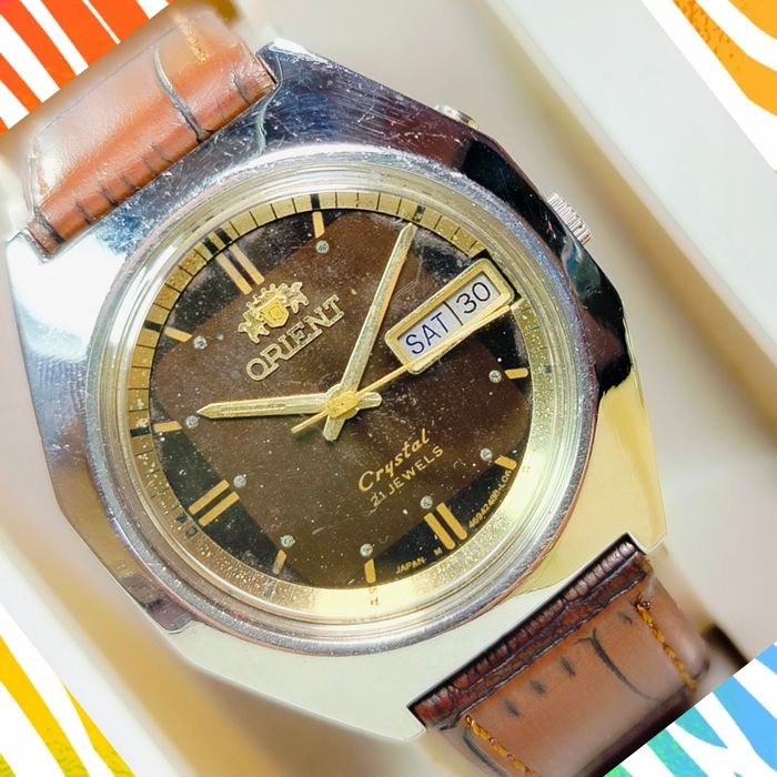 Zegarek Orient vintage Crystal automatyczny automat