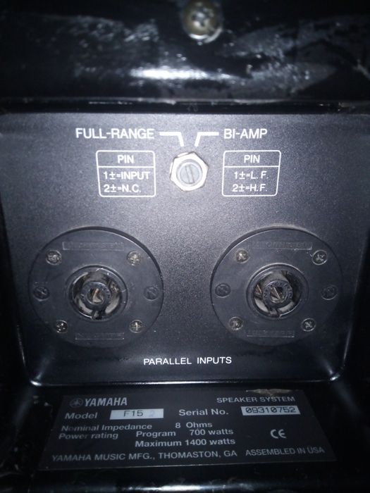YAMAHA  комплект F15 sub SW118V   B&C