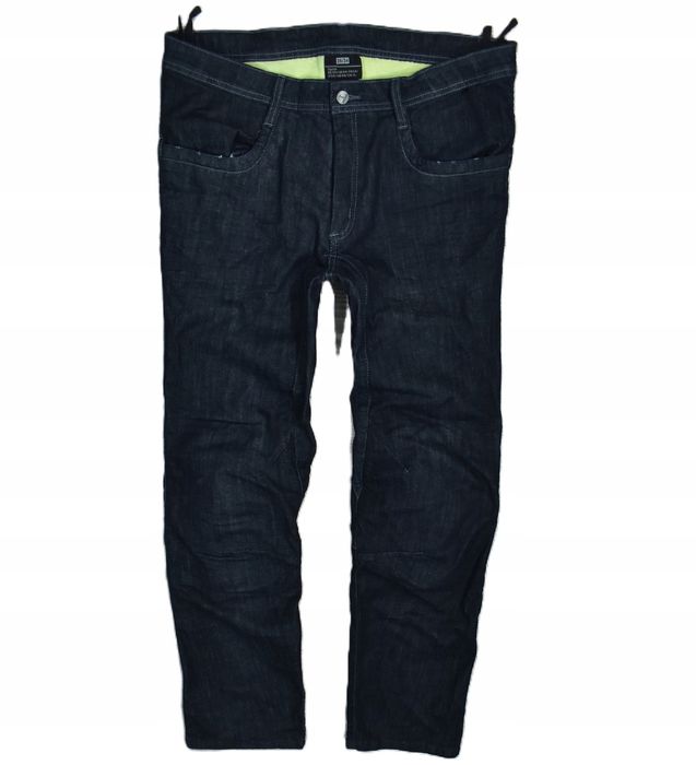 Highway Męskie Spodnie Jeansowe Motocyklowe Z Protektorami W36 L34