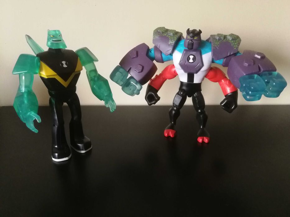 Figuras Omni Enhanced Four Arms e DiamondHead de Ben 10 da Playmates