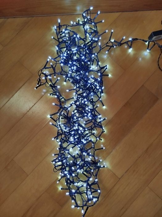 Новорічна гірлянда  400 LED холодне біле світло