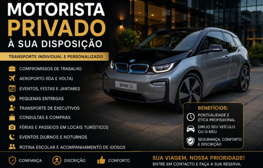 Motorista Privado à sua disposição
