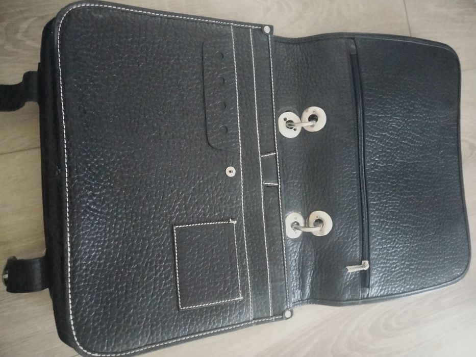 Мужской портфель  мягкий кожаный Eminsa