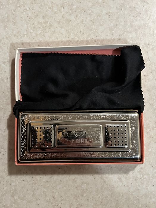 Вінтажна губна гармошка M. Hohner Triumph 1153/32 C/G (Німеччина)