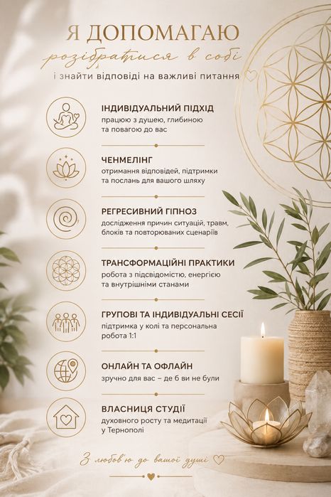 Духовний психолог | Допомога розібратися в собі | Ченнелінг