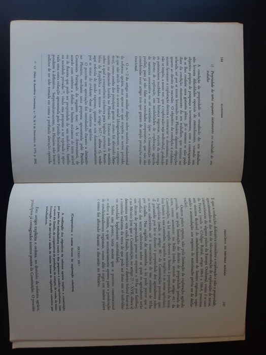 Princípios da reforma agrária na Constituição de 1976 - J. Silva Lourenço