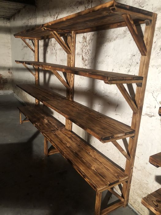 Regał do spiżarni sklepowy ekspozytor 100x40x200