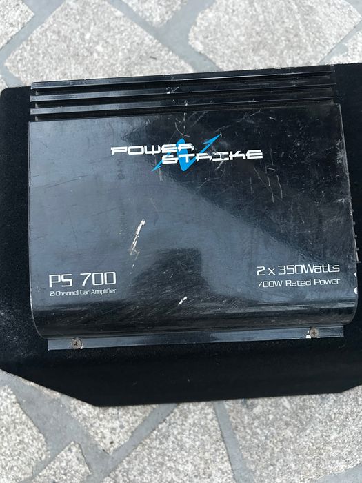 Subwoofer e amplificador 700W