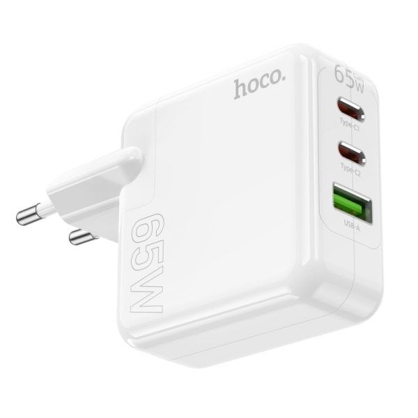 Мощное Зарядное Устройство Носо C115А / PD65W / QC3.0 / 2Type-C + USB