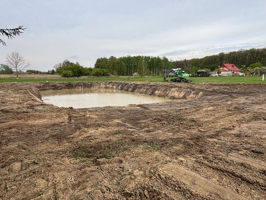 Usługi koparką, roboty ziemne, usługi ogrodnicze