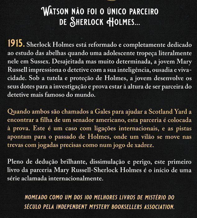 Livro O Sacrifício da Rainha de Laurie R. King [Portes Grátis]